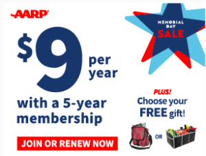 AARP Memorial Day Membership Supply Evaluate